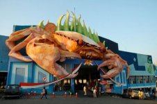 Main entrance of WBL, the gigantic red crab.jpg